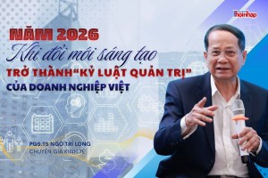 Năm 2026, khi đổi mới sáng tạo trở thành “kỷ luật quản trị” của doanh nghiệp Việt
