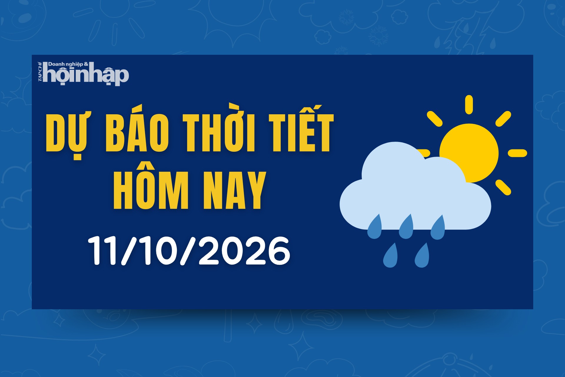 Thời tiết hôm nay 11/10: Bắc Bộ nắng ráo, kéo dài nhiều ngày